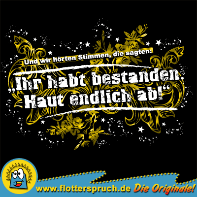 Abschlussmotiv Stimmen – Lässige und lustige Abschlussmotive für Abschlussshirts!