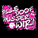 Abschlussmotiv Alle doof (Grunge)