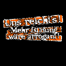 Abschlussmotiv Arrogant