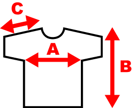 Maße T-Shirt Maße T-Shirt